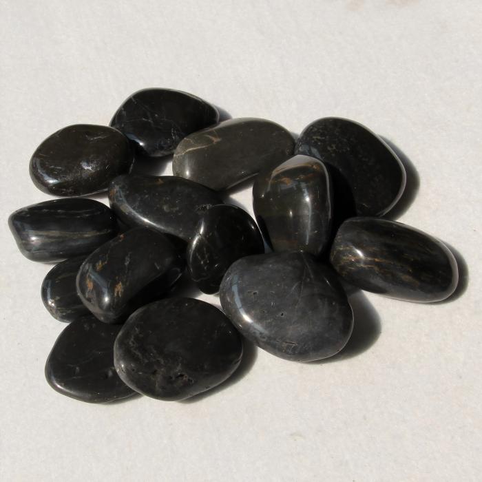 High-Polished Black Pebbles price